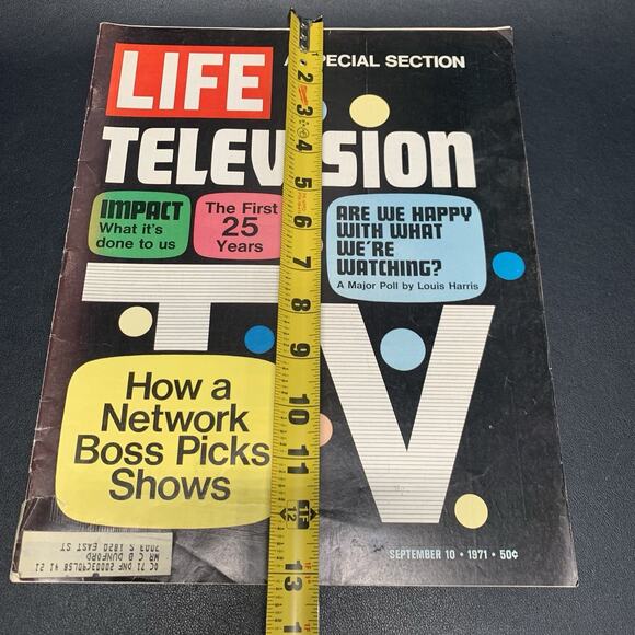 Vintage LIFE Magazine September 10 1971 TELEVISION 25 YEARS Advertisements. E4 - Picture 8 of 8
